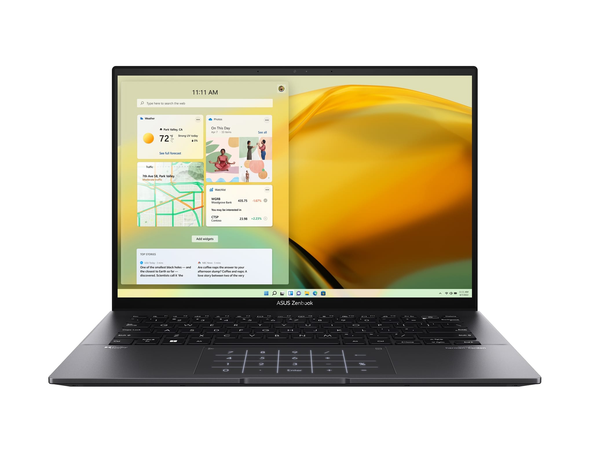 Asus Zenbook 14 - Ryzen 7 5825U, 16Gb Ram, 500Gb SSD, 14