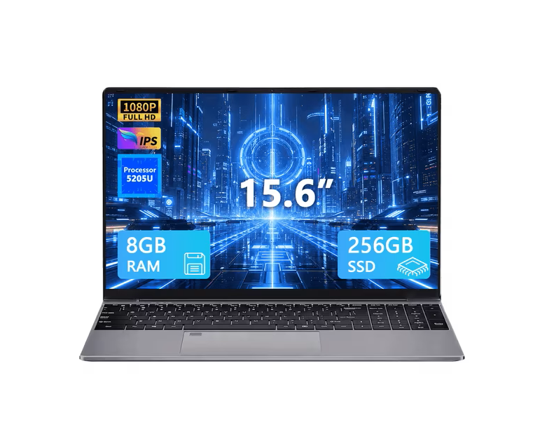 Laptop Neueste 15 - Intel 5205U, 8Gb Ram, 256Gb SSD, 15.6