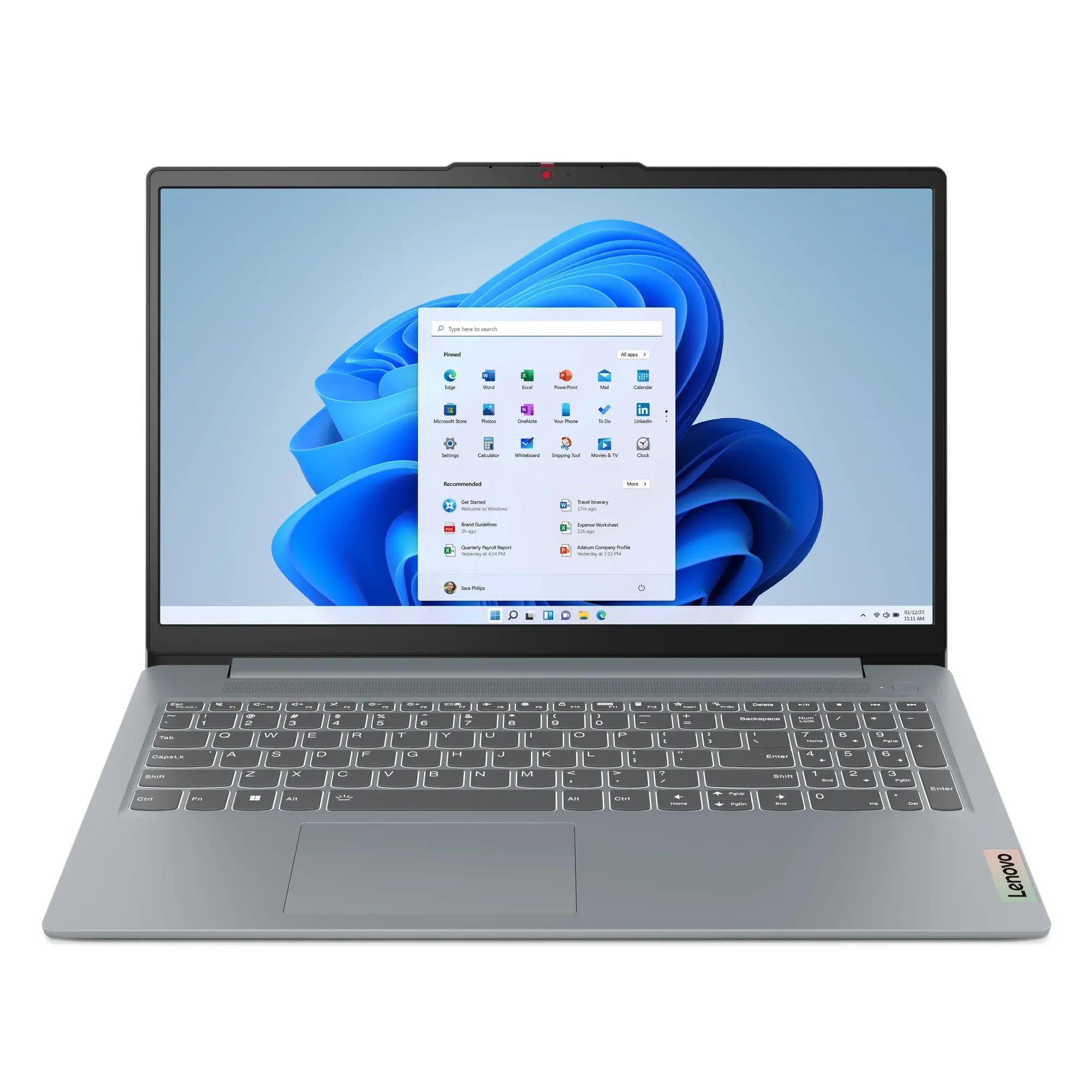 Lenovo Ideapad 15 - RYzen 5 7520U, 8Gb Ram, 256Gb SSD, 15.6