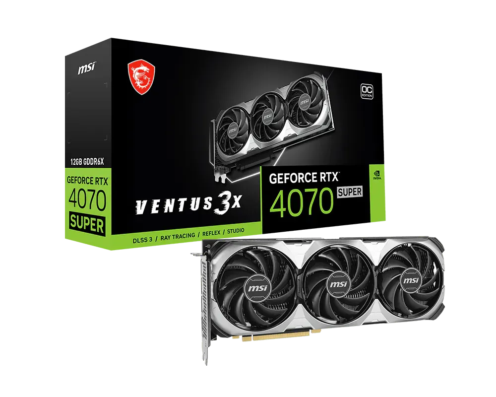 MSI RTX 4070 Super Ventus 3X OC 12Gb GDDR6X