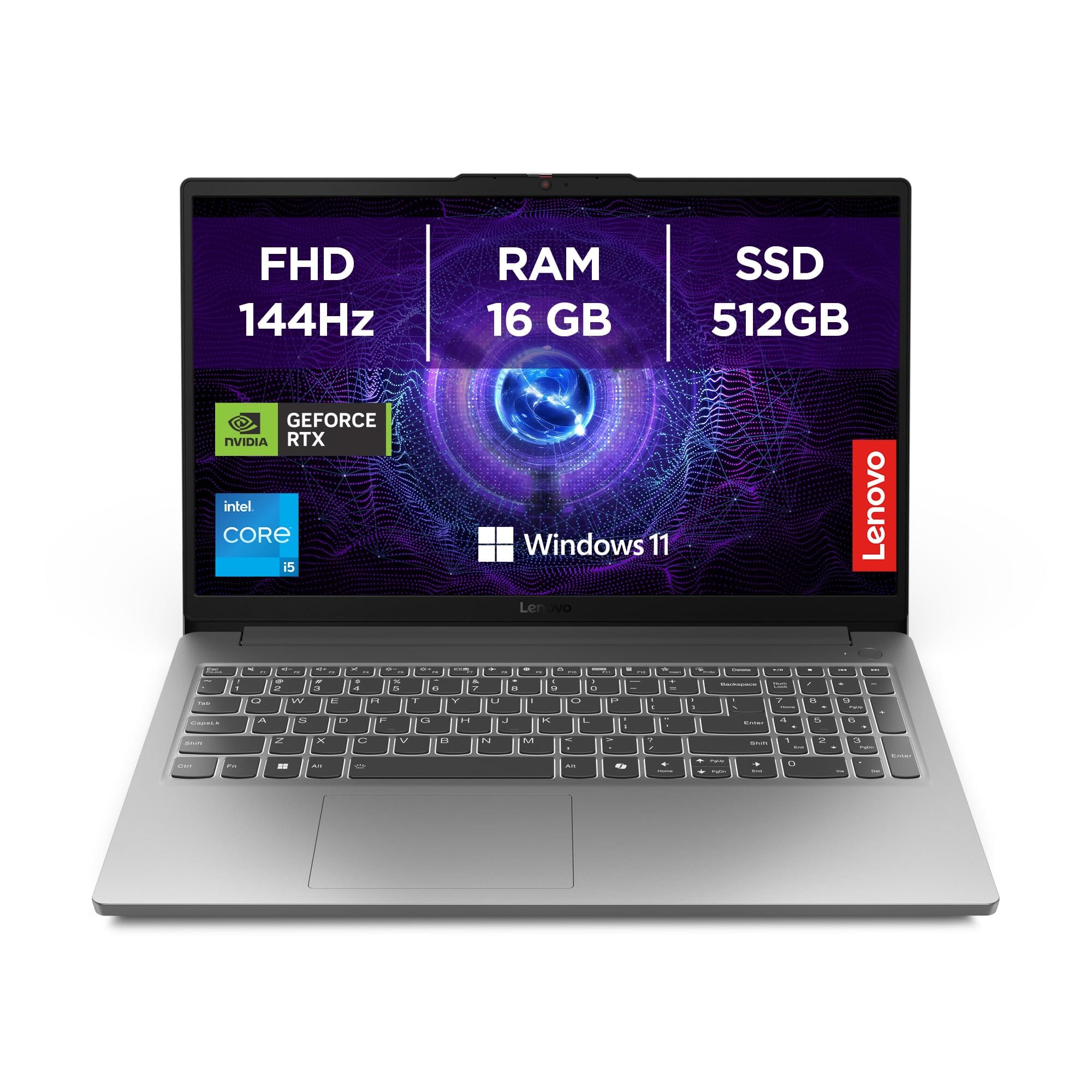 Gaming Lenovo LOQ 15 - Core I5 12450HX, 16Gb Ram, RTX 4050, 500Gb SSD, 15.6'' FHD IPS 165Hz