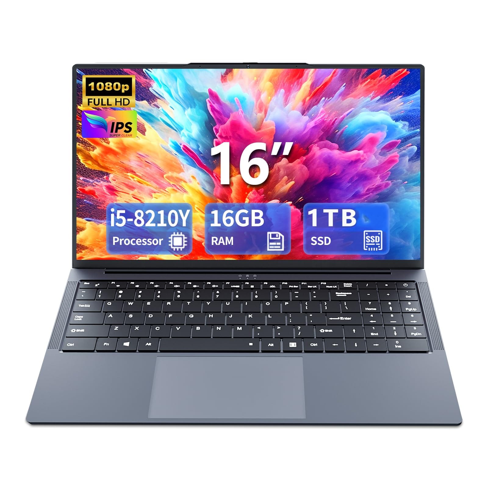 Laptop Y-10 Pro - Core I5 8210Y, 16Gb Ram, 256Gb SSD, 16