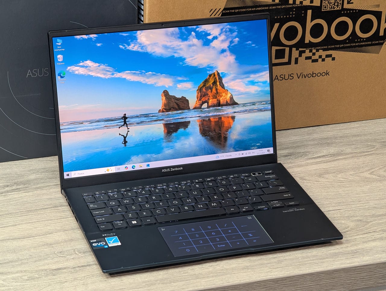 Asus Zenbook 14 - Core I5 1240P, 8Gb Ram, 500Gb SSD, 14