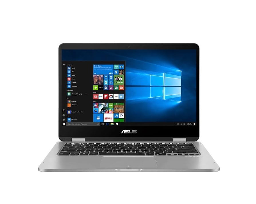 ASUS VivoBook Flip 14 - Intel Pentium Silver N5000, 4Gb Ram, Intel UHD Graphics 605, 64Gb eMMC, 14