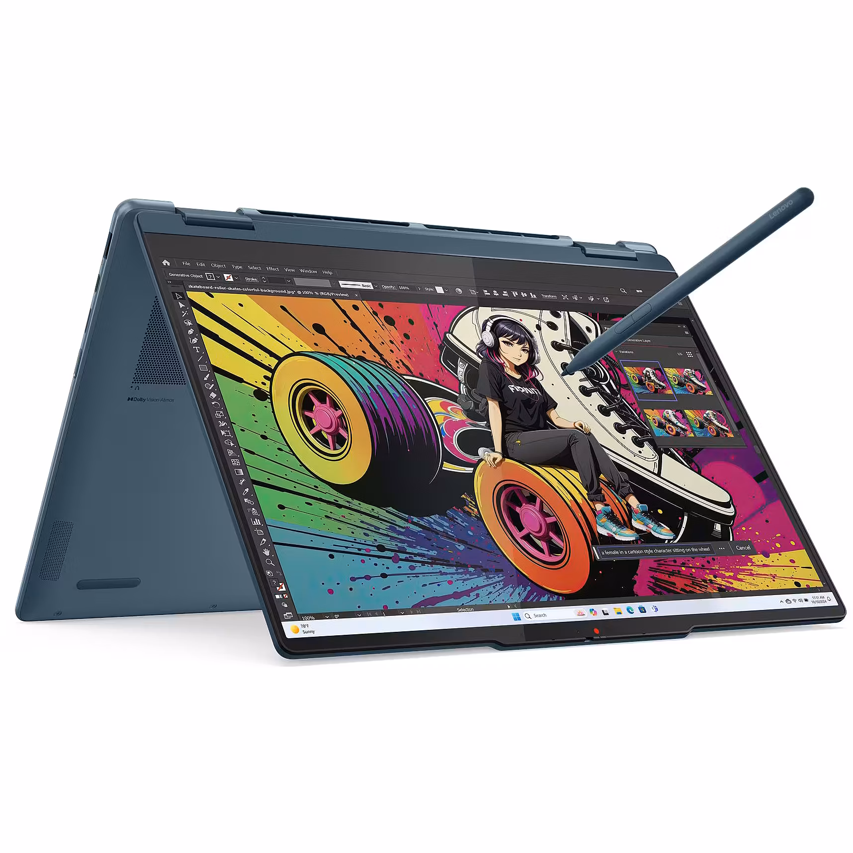 Lenovo Yoga Slim 7 2 în 1 - Ryzen AI 7, 16Gb Ram, 500Gb SSD, 14