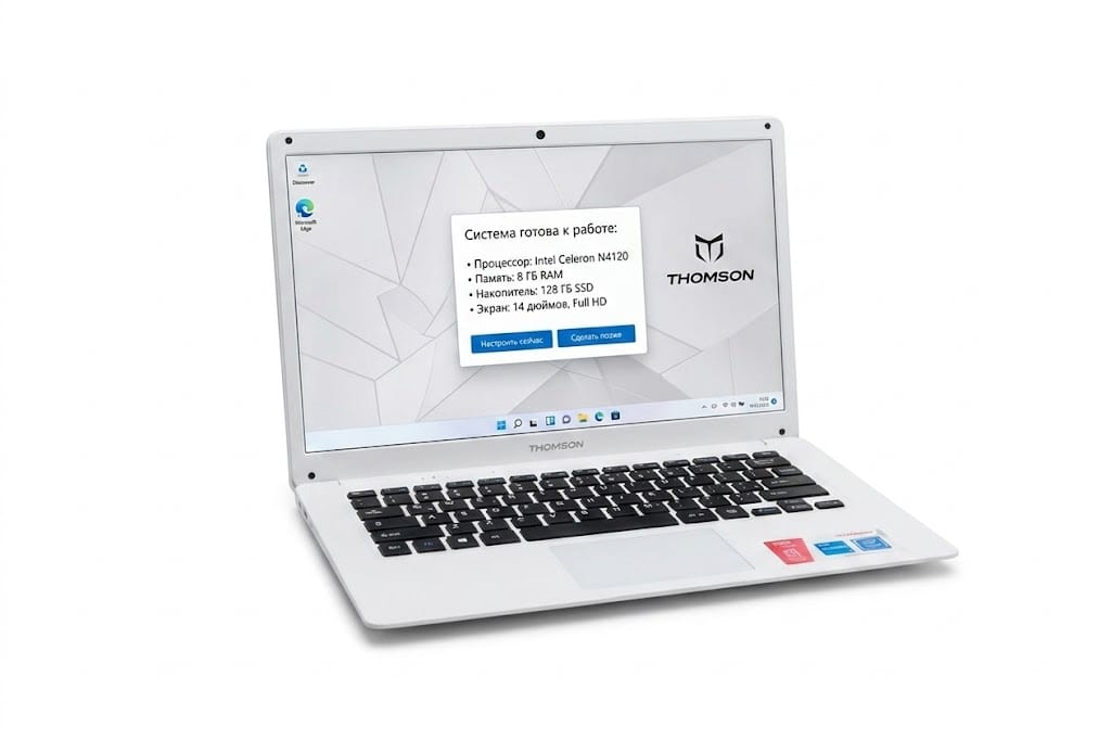 Laptop Thomson -Intel N4120, 8Gb Ram, 128Gb SSD, 14