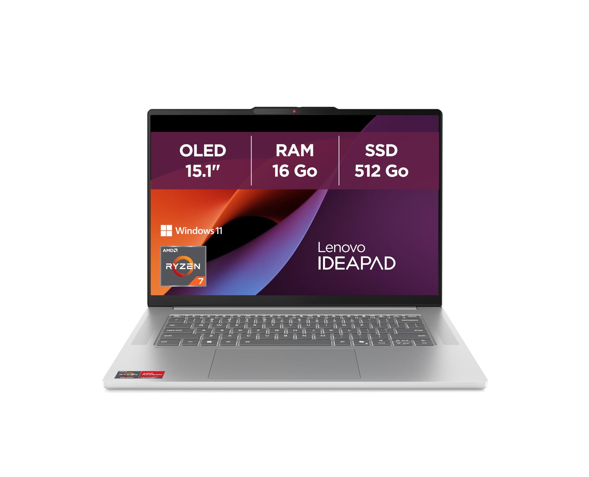 Lenovo IdeaPad Slim 5 15ARP10 - Ryzen 7 7735HS, 16Gb Ram, AMD Radeon 680M, 512Gb SSD, 15.1