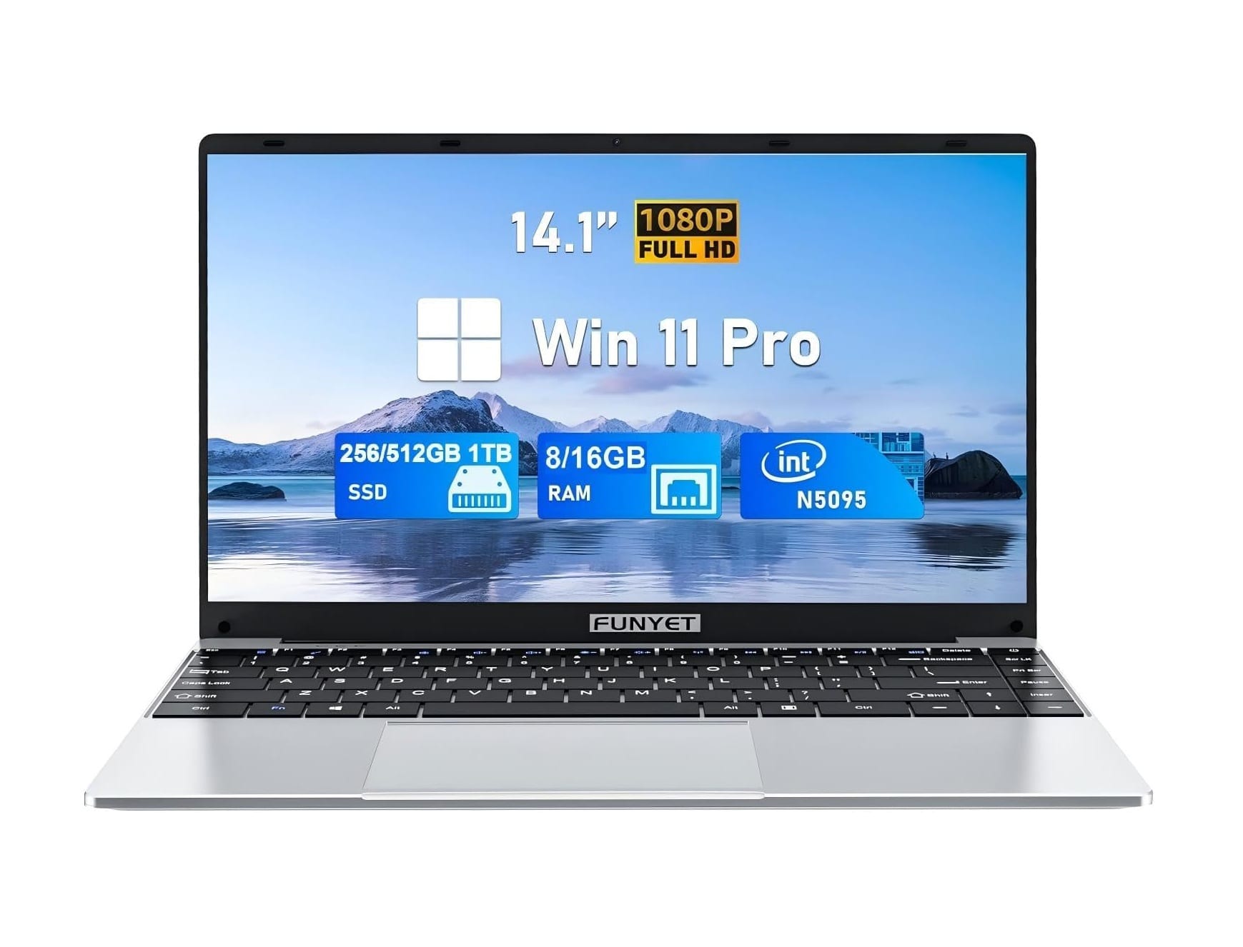 Funyet 2026 - Intel N5095, 8Gb Ram, 256Gb SSD, 14