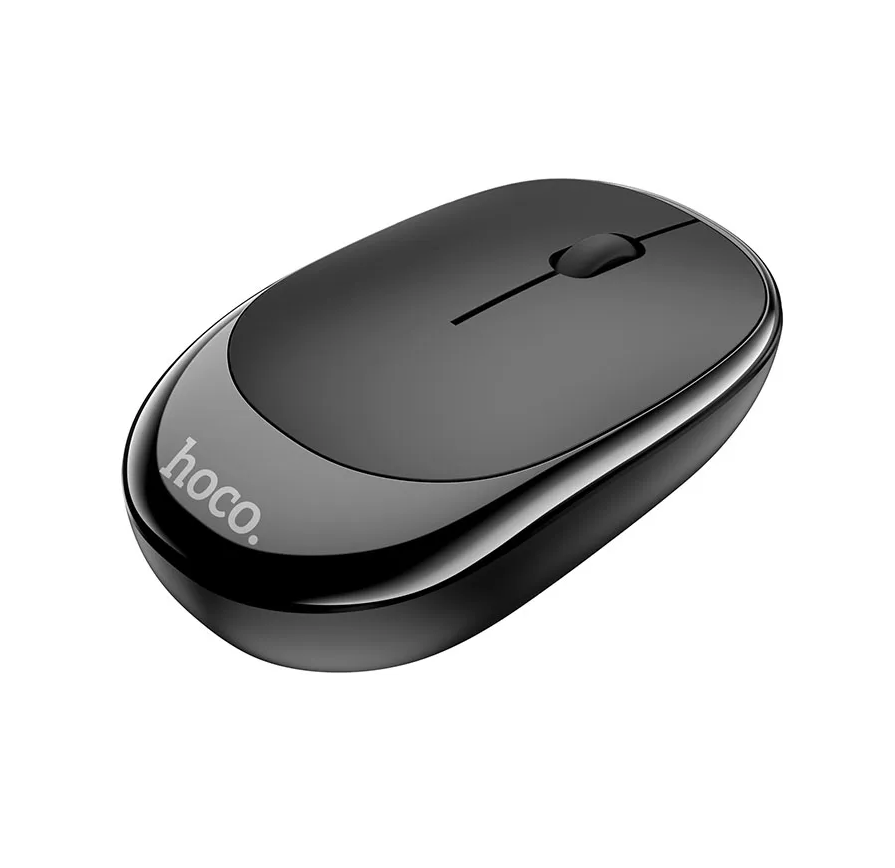 Mouse wireless Hoco DI04 Plus 2.4G dual mode negru