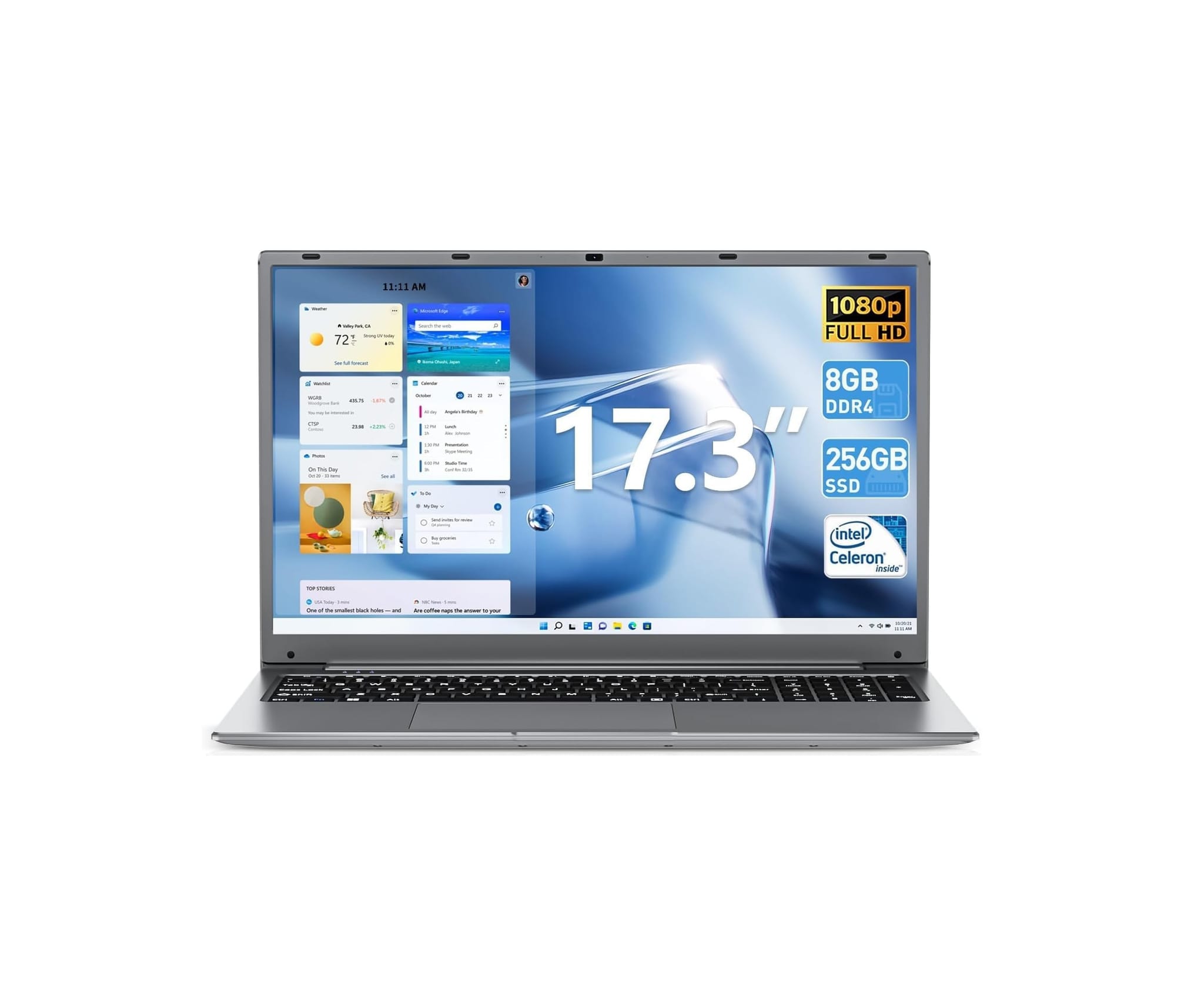 SGIN 17.3 - Celeron N4020, 8Gb Ram, Intel UHD Graphics 600, 256Gb SSD, 17.3